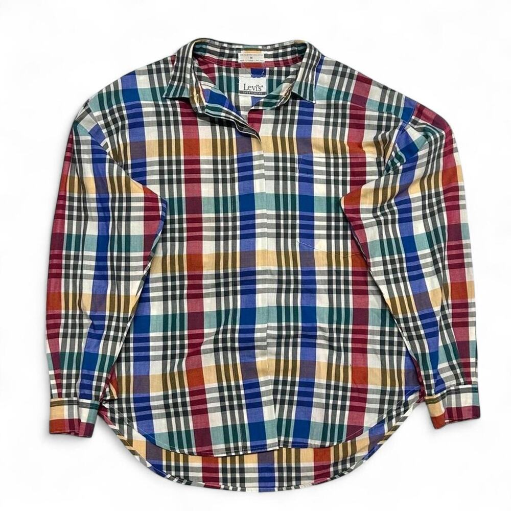 Vintage levis madras style multicolor